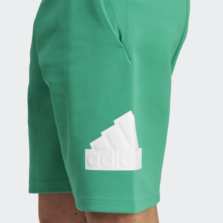 Adidas Future Icons Logo Of Sport Pantalón Corto Corte Verde