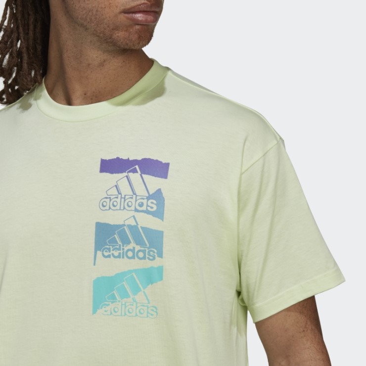 Camiseta De Jersey Simple Brandlove De Essentials (género Neutro) Lima Adidas