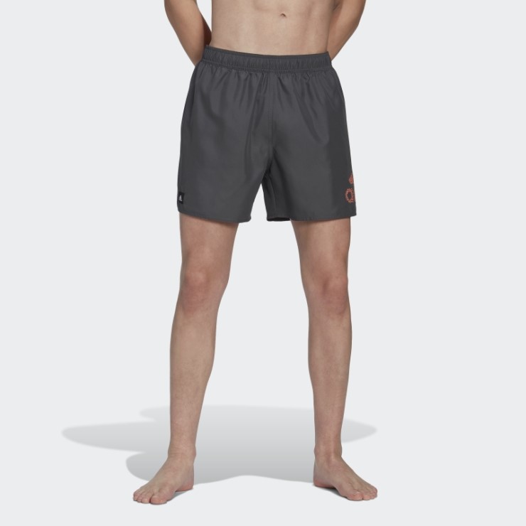 Adidas Clx Shorts De Baño Cortos Grises
