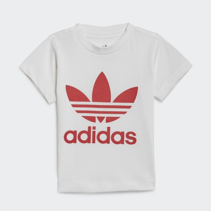 Camiseta Blanca Adidas Trefoil Shorts