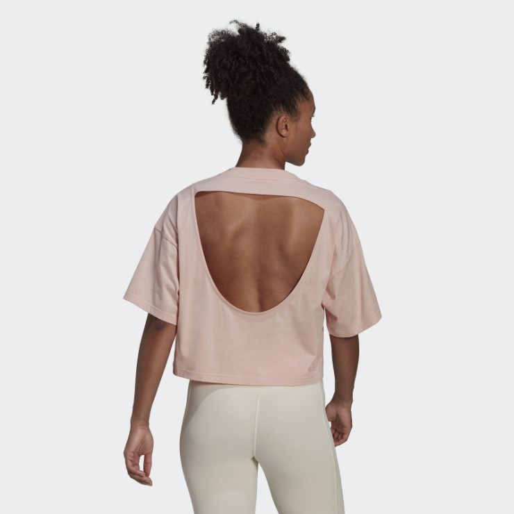 Camiseta Boxy Hyperglam Rosa Vapor Adidas