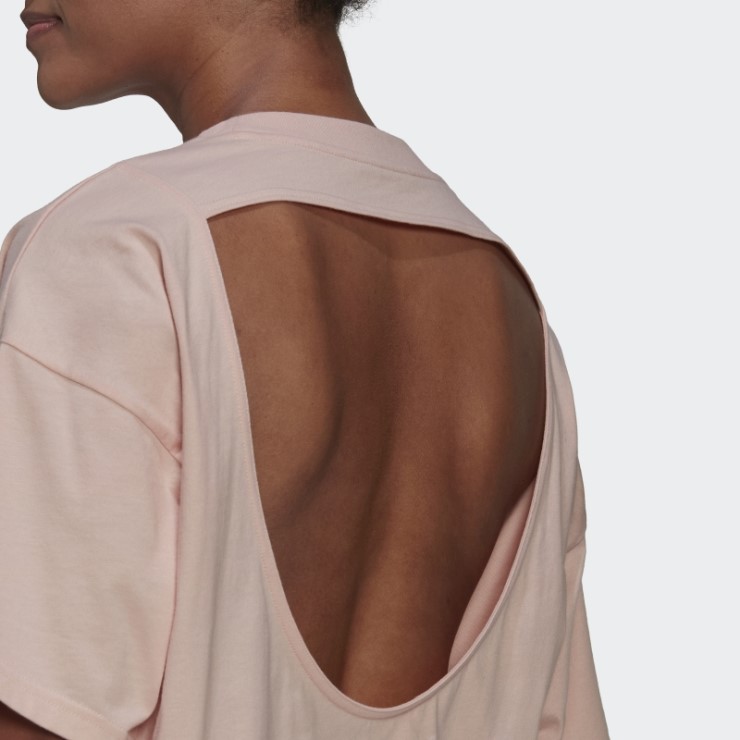 Camiseta Boxy Hyperglam Rosa Vapor Adidas