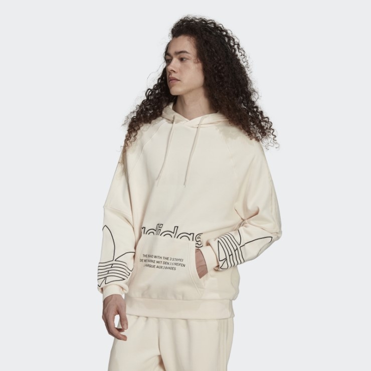 Sudadera Adidas Graphics Tricolor Blanco