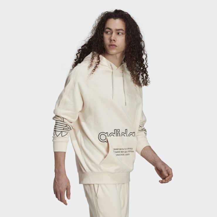 Sudadera Adidas Graphics Tricolor Blanco