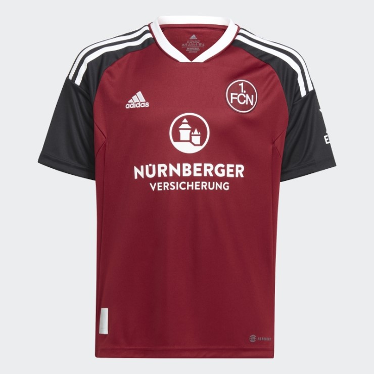 Camiseta Primera Equipación Fc Nürnberg 22/23 Burdeos Adidas