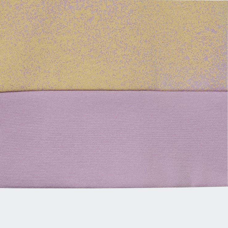 Sudadera Corta Con Estampado Gráfico Lila Adidas