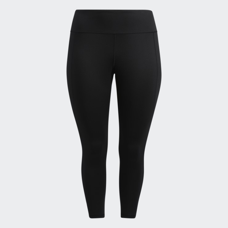 Negro Adidas Yoga Studio 7/8 Leggings (talla Grande) Caliente