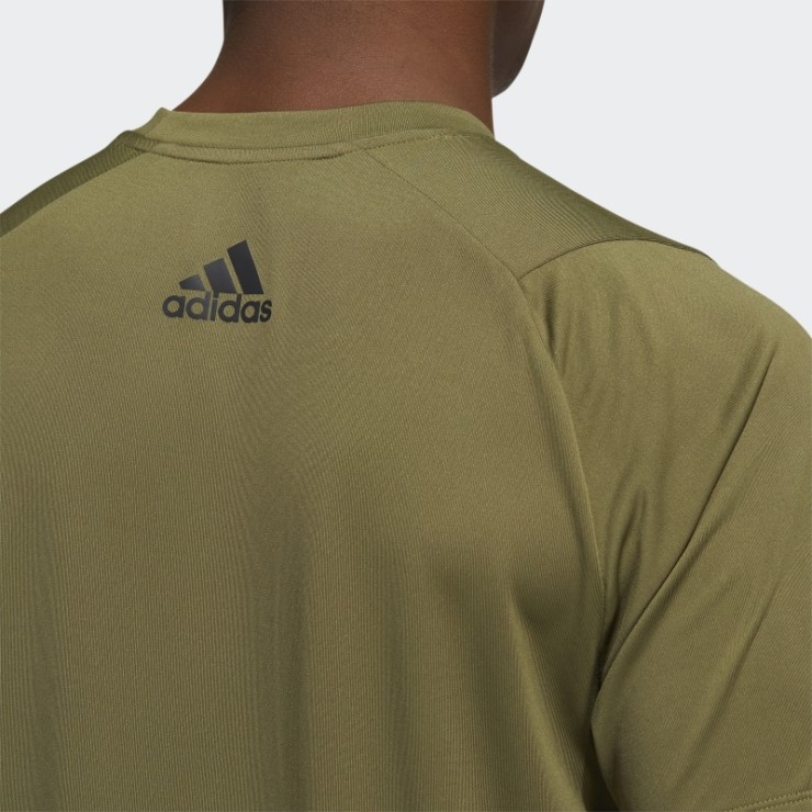 Camiseta Adidas Sportswear Freelift 3 Bar Verde Oliva