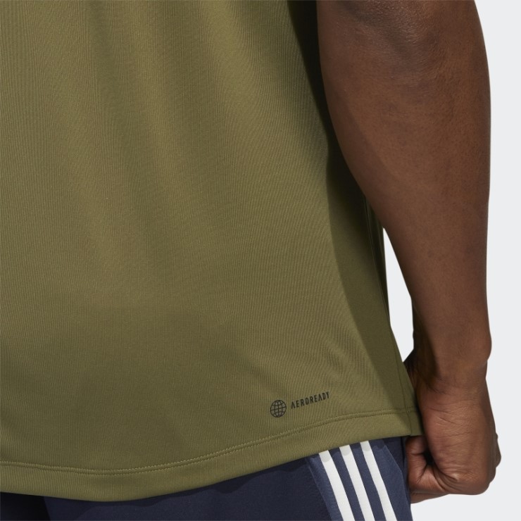 Camiseta Adidas Sportswear Freelift 3 Bar Verde Oliva