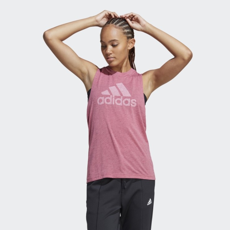 Camiseta De Tirantes Future Icons Winners 3.0 Rosa Mel Adidas
