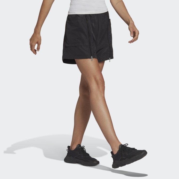 Pantalón Corto Adidas Adicolor Zip Negro