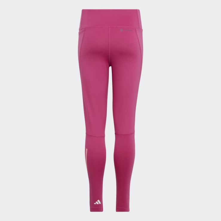 Aeroready 3 Rayas De Tiro Alto 7/8 Leggins Con Bolsillo Optime Adidas Fucsia
