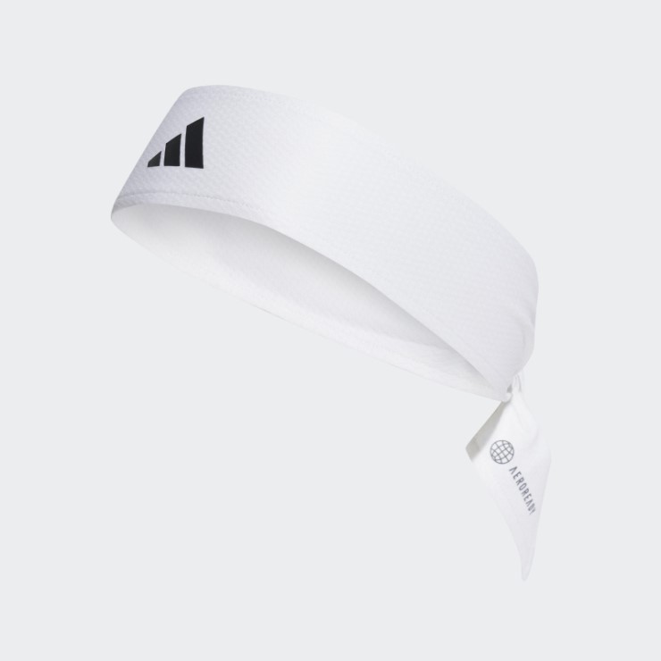 Banda De Corbata De Tenis Adidas Aeroready Blanca