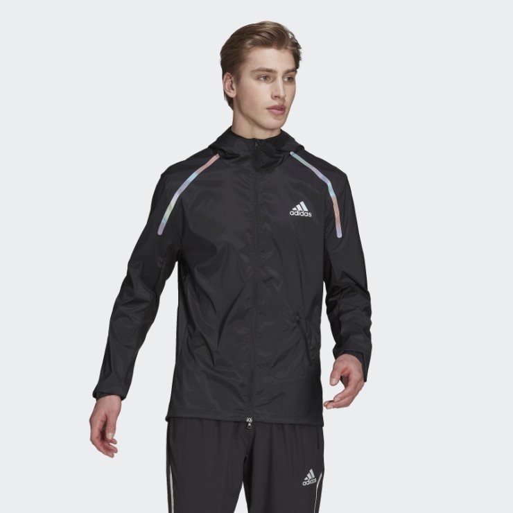 Chaqueta Adidas Marathon Running Negra