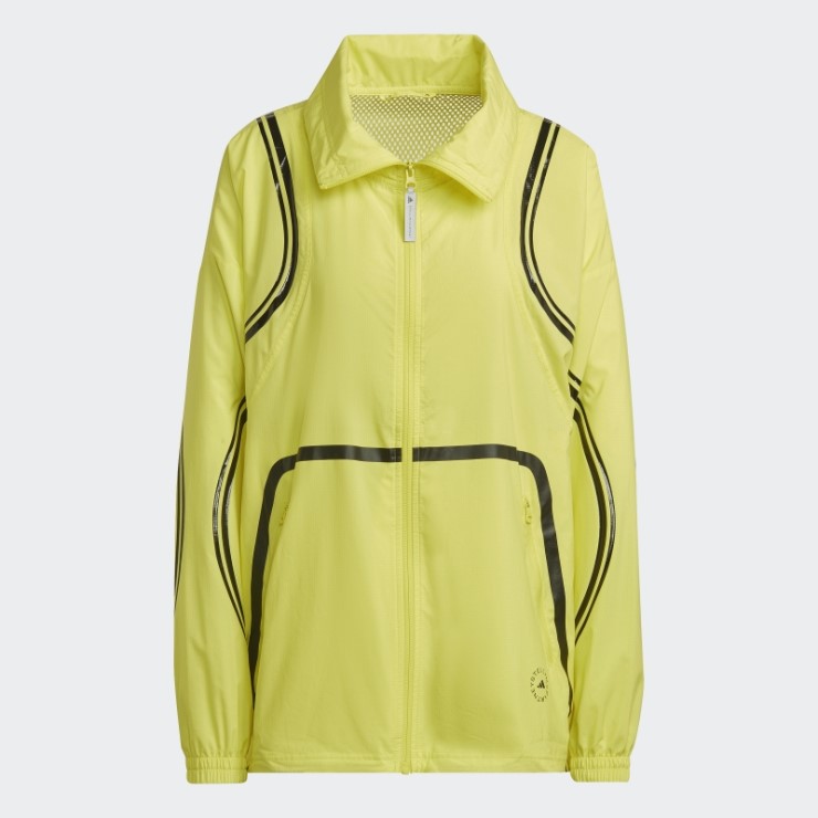Chaqueta De Running Tejida Truepace Adidas By Stella Mccartney De Moda Amarilla Shock