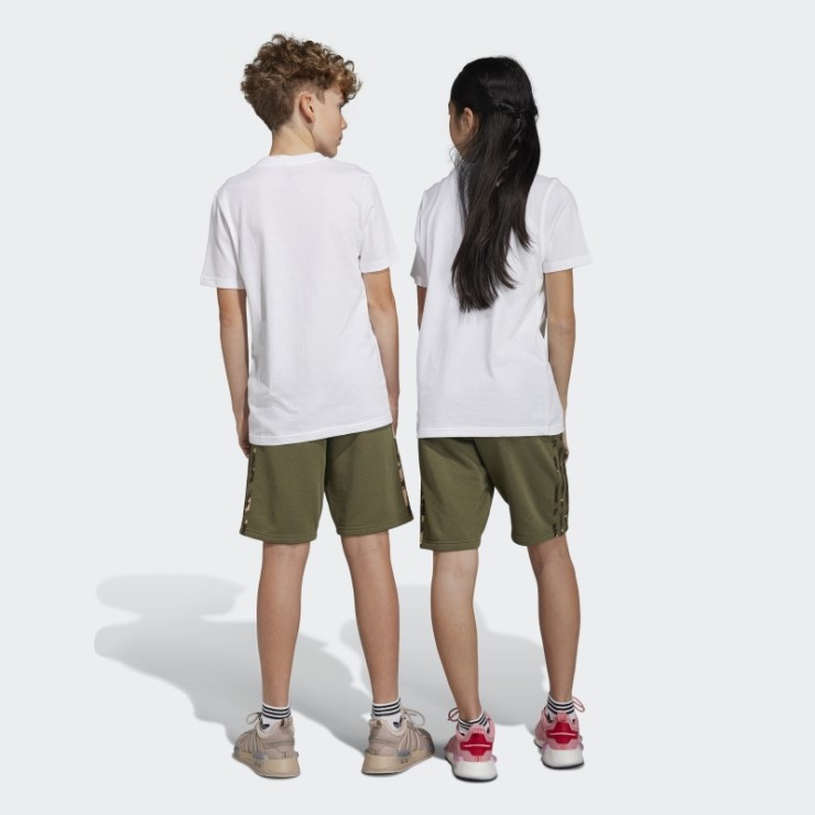 Pantalones Cortos Adidas Camo Moda Verde Oliva