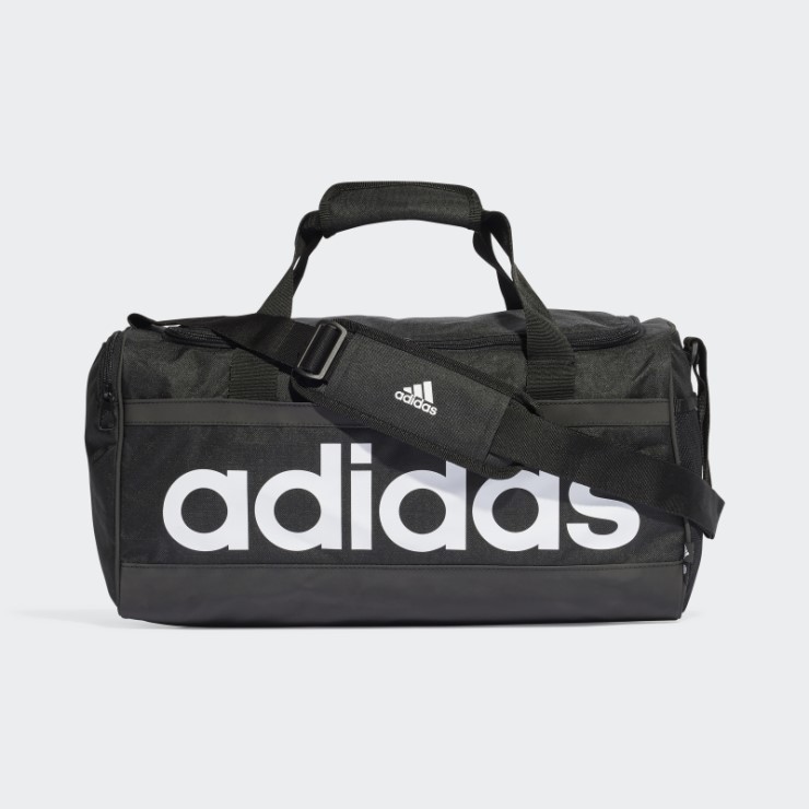 Bolsa De Lona Essentials Linear Mediana Negra Adidas