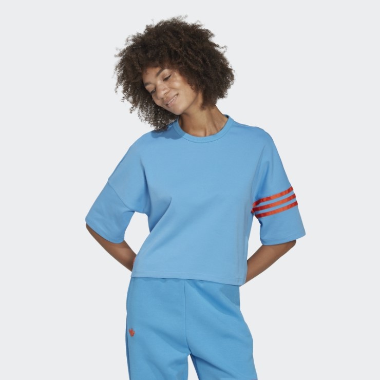 Camiseta Azul Adicolor Neuclassics Adidas