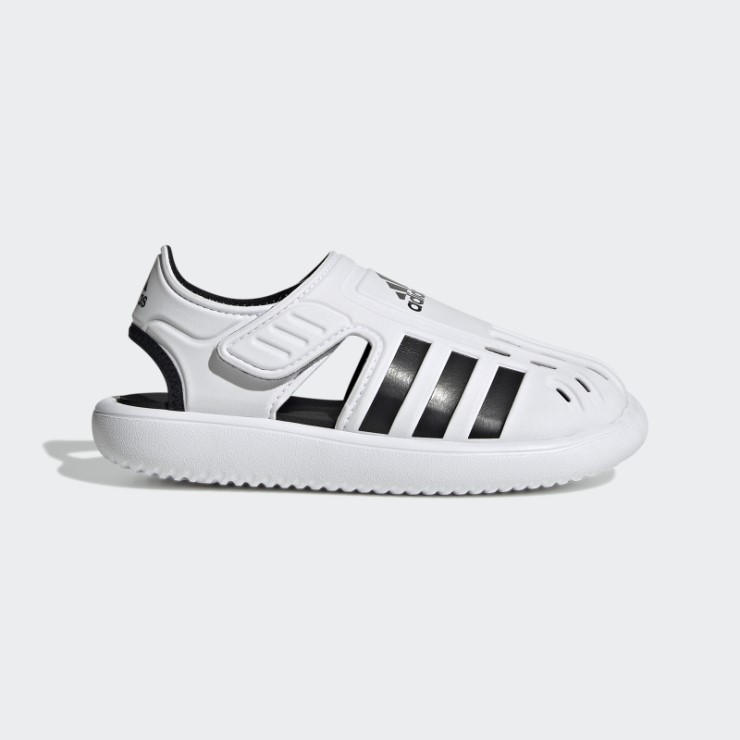 Sandalias De Agua Con Punta Cerrada De Verano Adidas Blanco