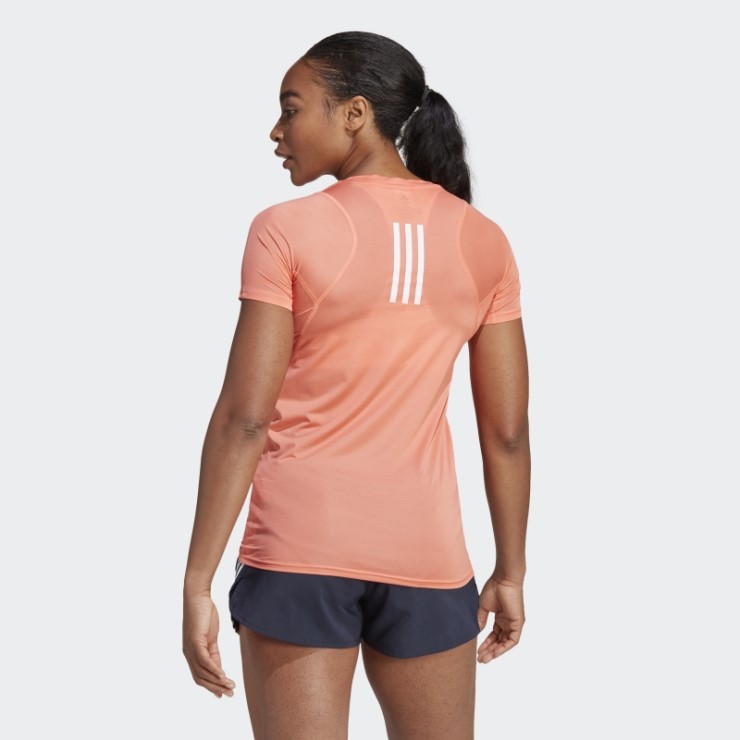 Camiseta Con Estampado Allover Boston Marathon 2023 Coral Adidas