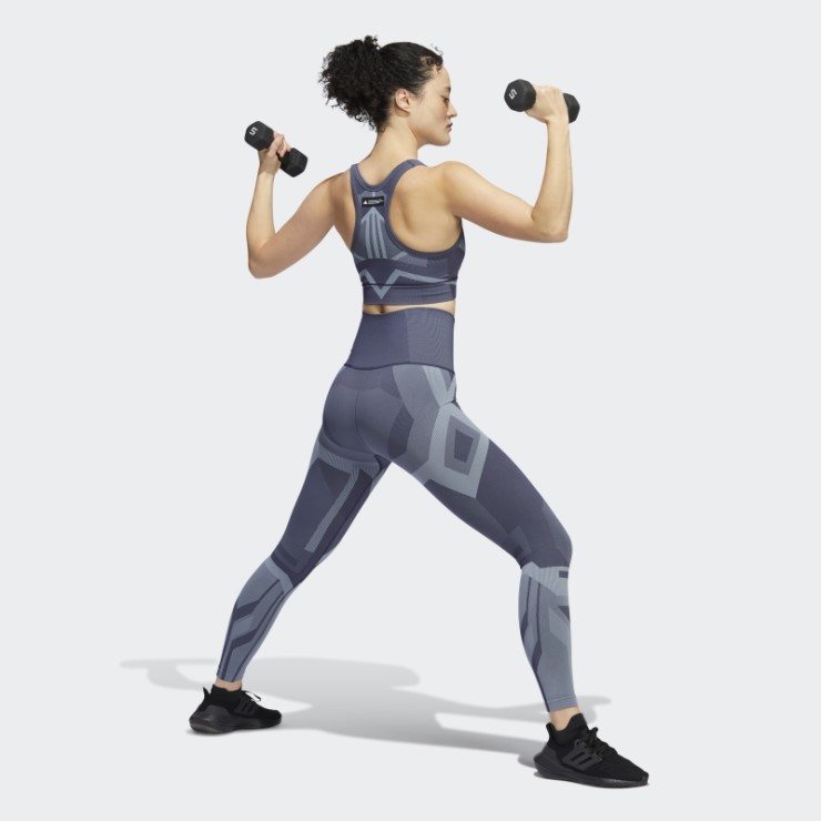 Sujetador Bicolor Formotion Studio Adidas Azul Marino