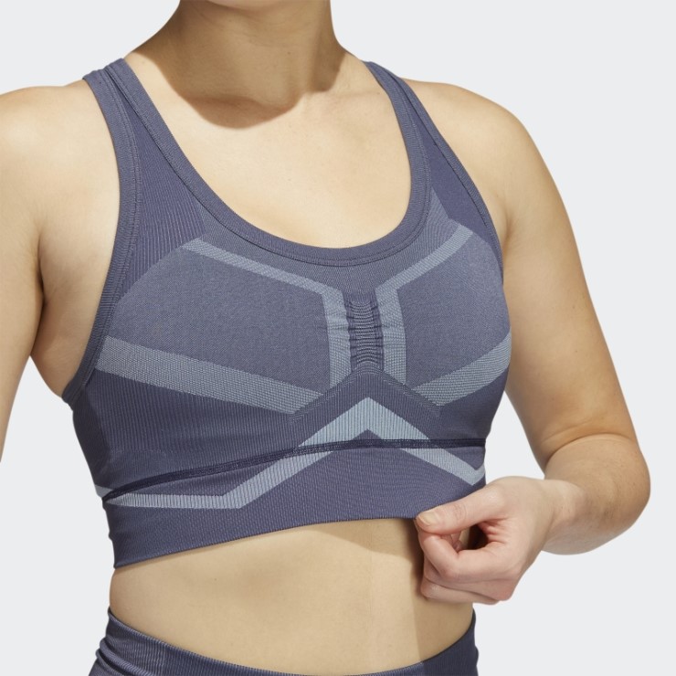 Sujetador Bicolor Formotion Studio Adidas Azul Marino