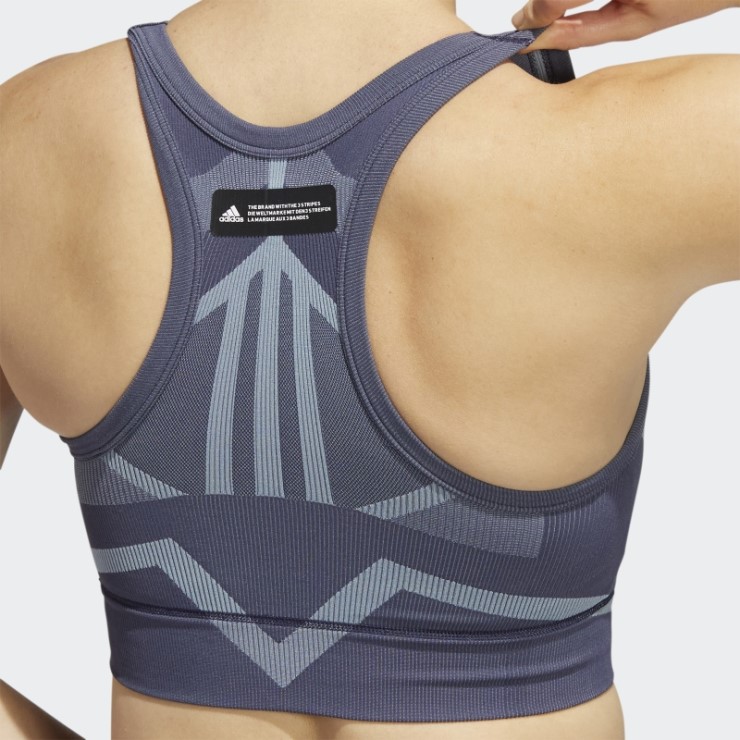 Sujetador Bicolor Formotion Studio Adidas Azul Marino