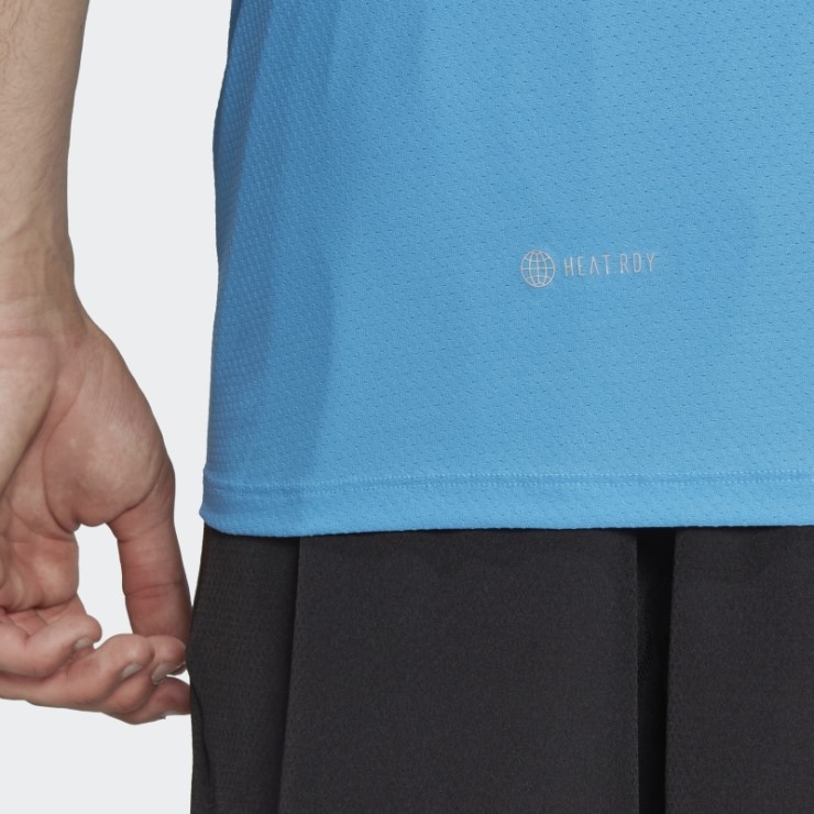 Camiseta Azul Design 4 Training Heat.rdy Hiit Adidas