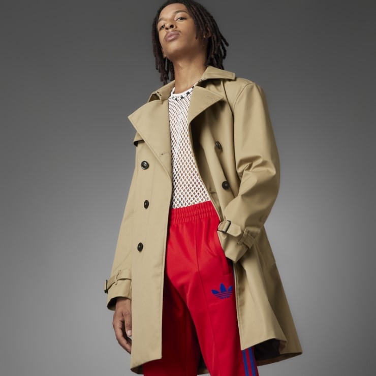 Pantalones De Chándal De Rayas Escarlata Adicolor Heritage Now Adidas