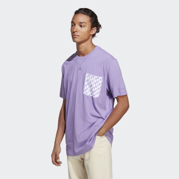 All Szn X Logomania Camiseta Violeta Adidas