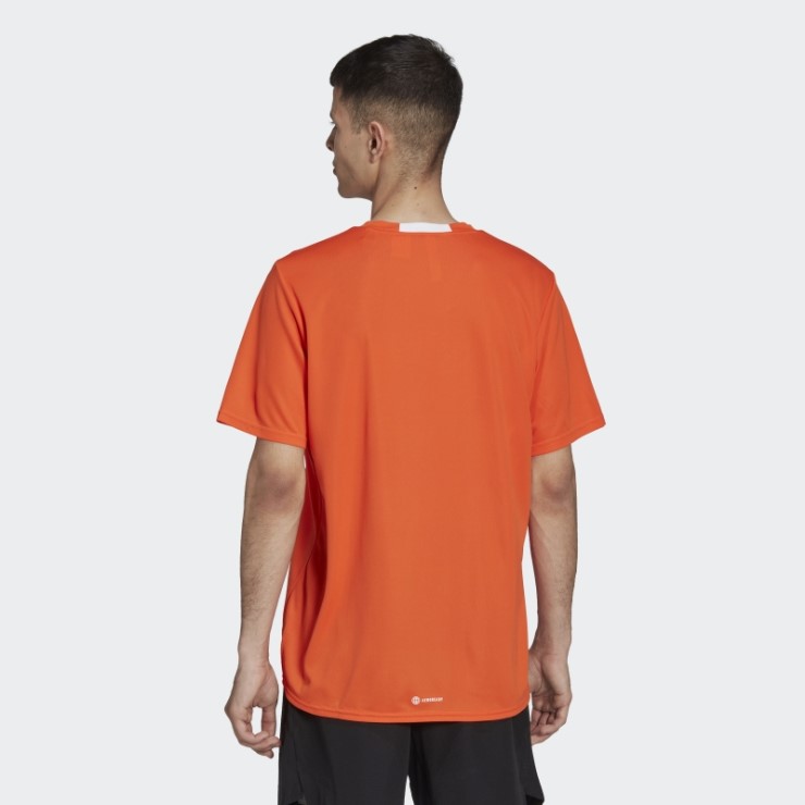 Aeroready Diseñado Para El Movimiento Camiseta Naranja Adidas