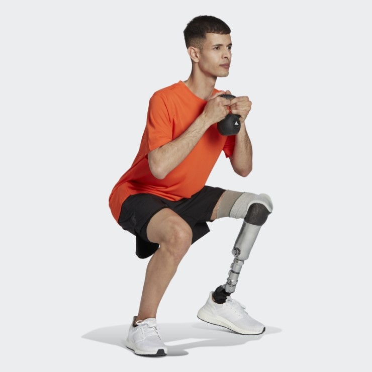 Aeroready Diseñado Para El Movimiento Camiseta Naranja Adidas