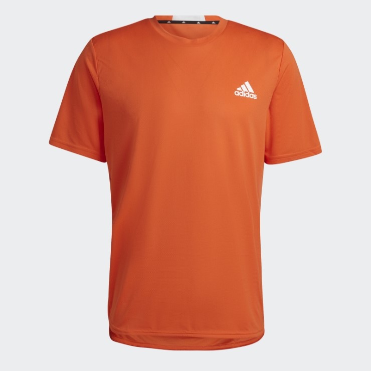 Aeroready Diseñado Para El Movimiento Camiseta Naranja Adidas
