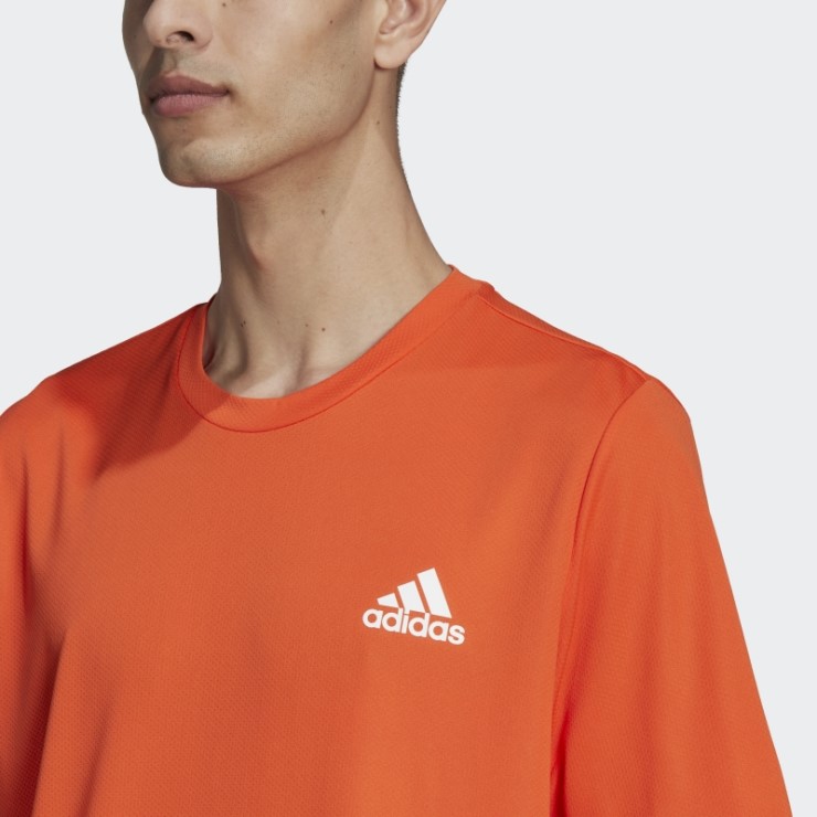 Aeroready Diseñado Para El Movimiento Camiseta Naranja Adidas