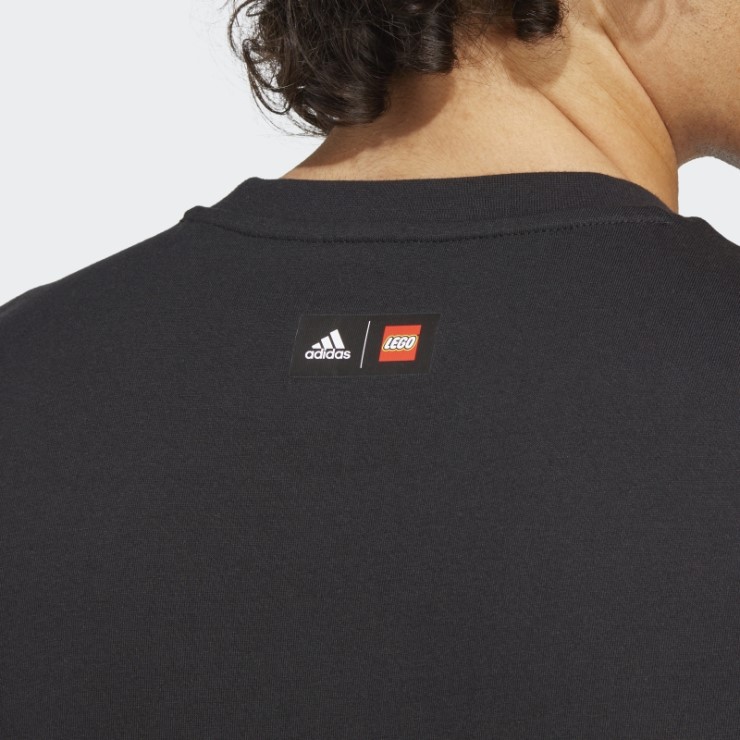 Adidas X Lego Camiseta De Fútbol Con Gráfico De Estadio Caliente Negro