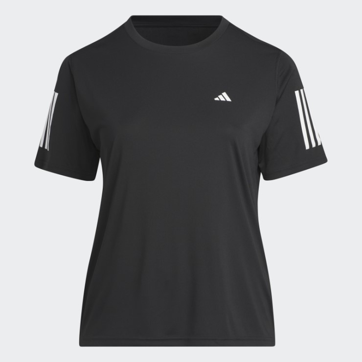 Camiseta Own The Run (tallas Grandes) Negro Adidas
