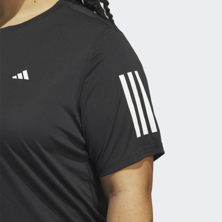Camiseta Own The Run (tallas Grandes) Negro Adidas