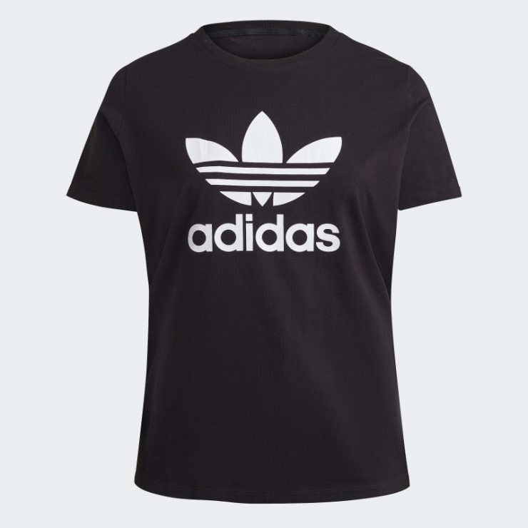 Camiseta Adicolor Classics Trefoil (tallas Grandes) Negro Adidas
