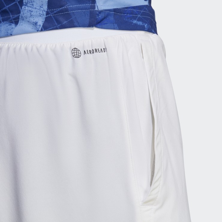 Adidas Club Tennis Shorts Tejidos Elásticos Blancos