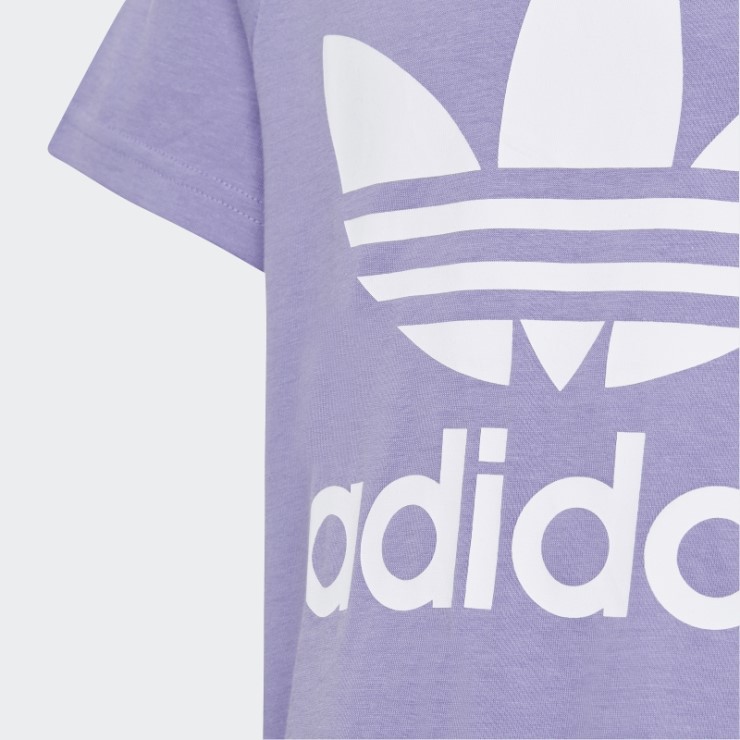 Camiseta Trefoil Lila Adidas