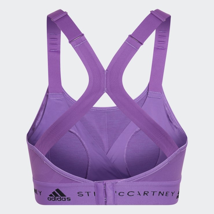 Adidas By Stella Mccartney Sujetador De Lactancia De Alto Apoyo Para Maternidad, Color Morado