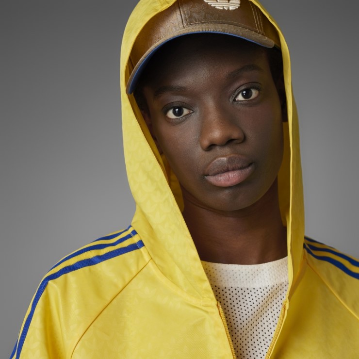 Chaqueta Cortavientos Con Monograma Adicolor Heritage Now Adidas