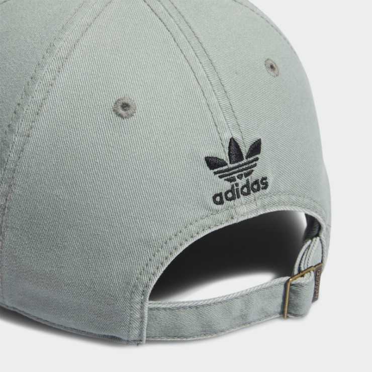 Gorra Holgada Con Tira Trasera Plateada Adidas