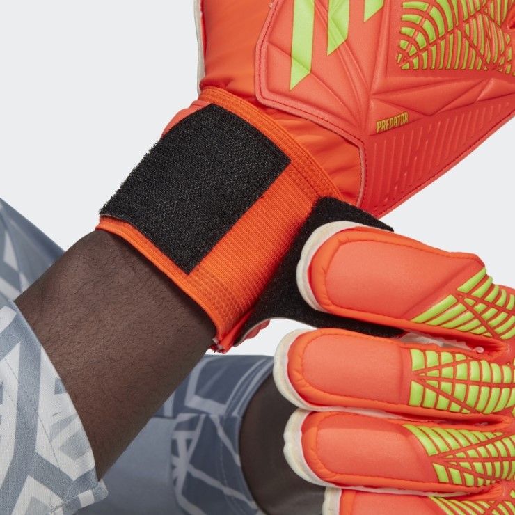 Guantes Predator Edge Match Adidas Rojo