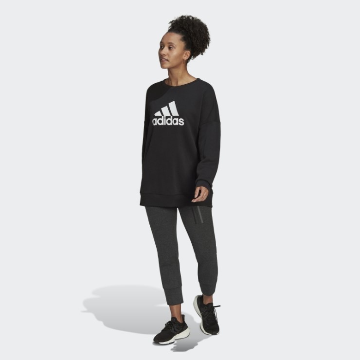 Sudadera Negra Con Iconos De Futuro Adidas