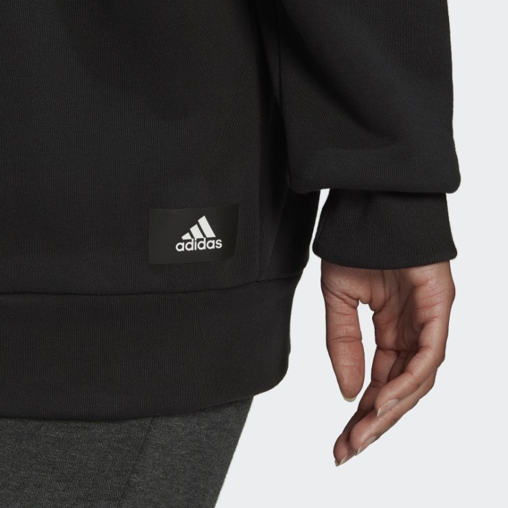 Sudadera Negra Con Iconos De Futuro Adidas