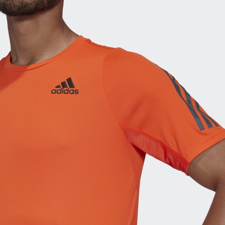 Camiseta Naranja Adidas Run Icon