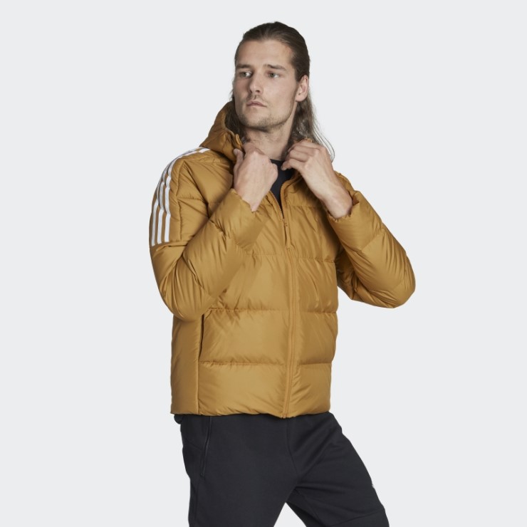 Adidas Mesa Essentials Chaqueta De Plumón Con Capucha De Peso Medio