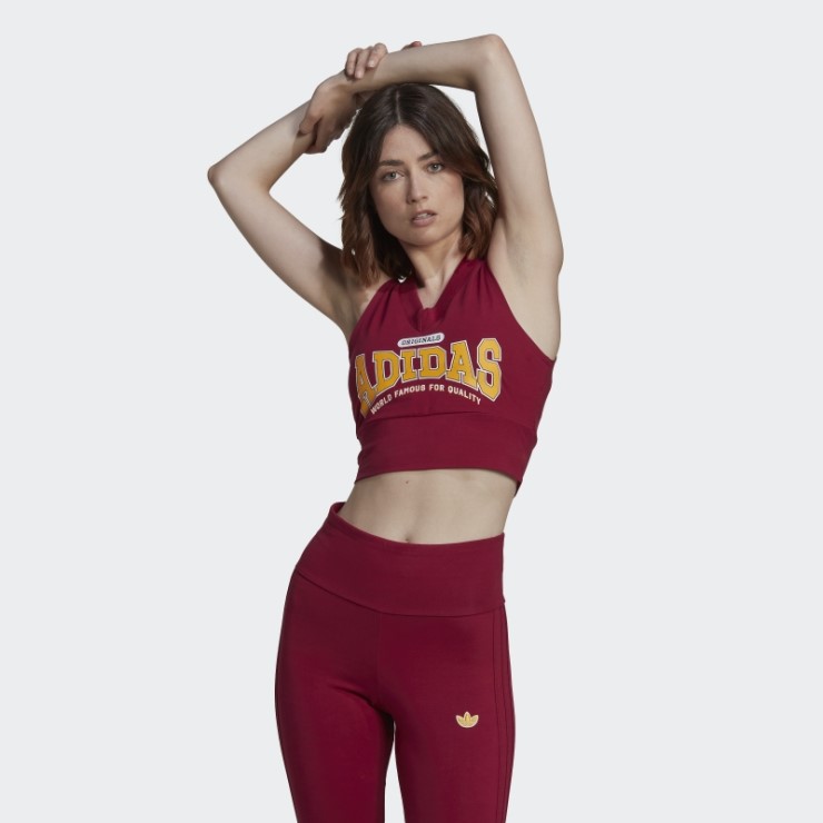 Adidas Burdeos Moda Originals Clase De 72 Crop Vest