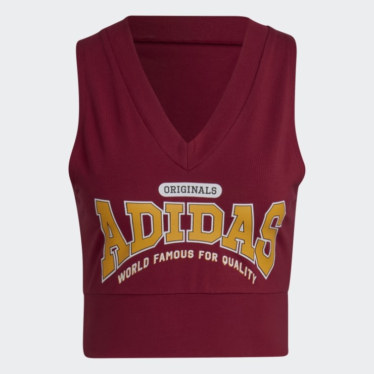 Adidas Burdeos Moda Originals Clase De 72 Crop Vest